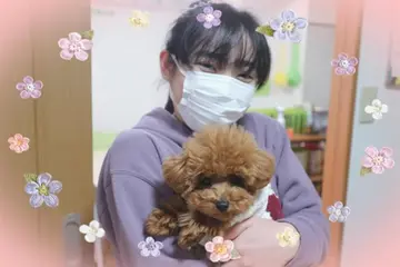 はなちゃん登校中